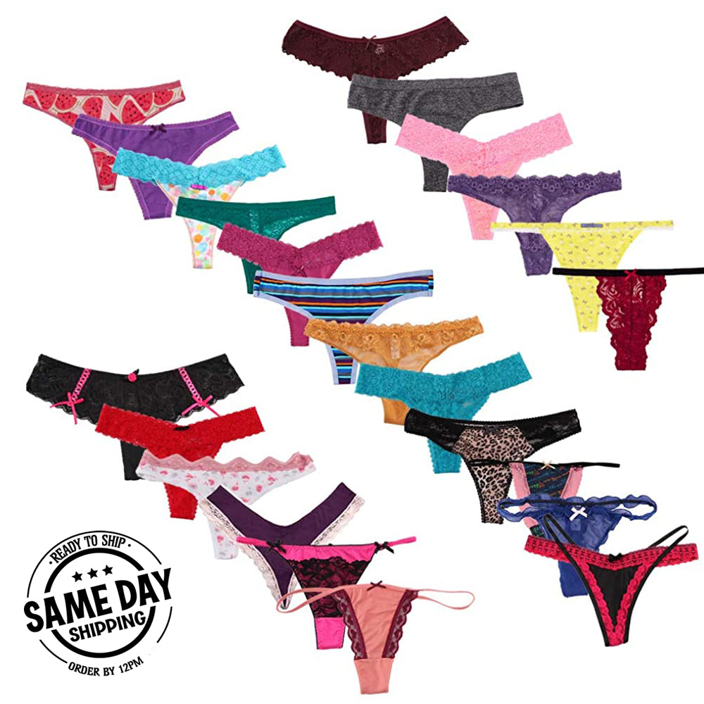 5 pack sexy thong Variety Pack