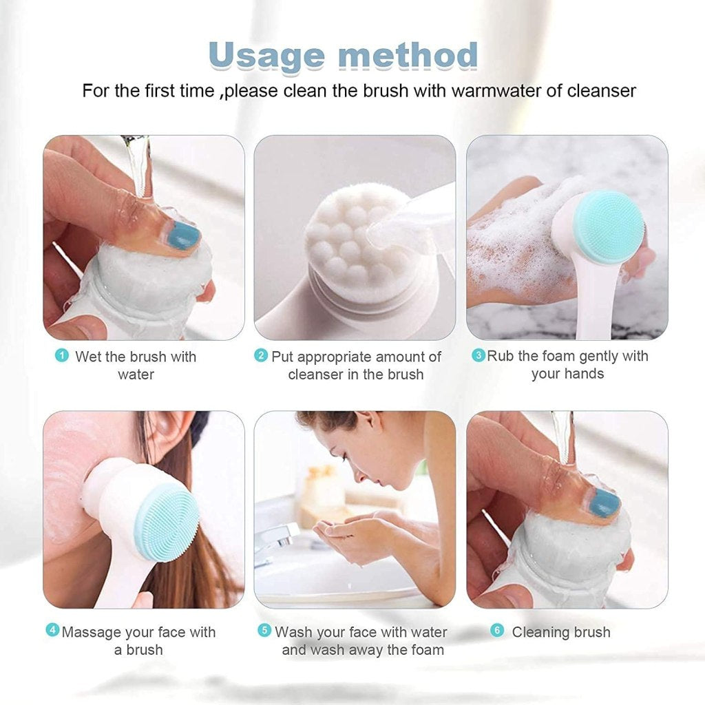 2 in 1 Face Scrubber