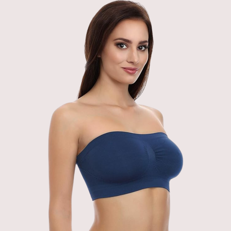 2 Tube Bandeau Bra Tops for Fashionable Women