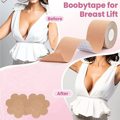 Boob Tape with 10 Nipple Cover