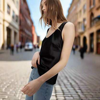 Versatile Silk Camisole for Day to Night