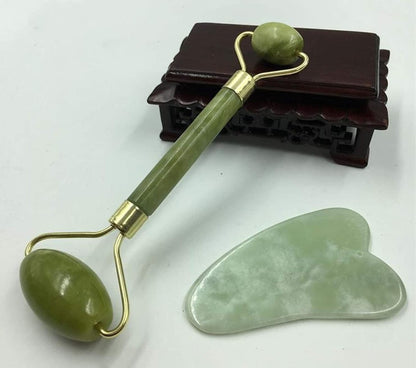 Jade Roller 2 Marble Face Massager