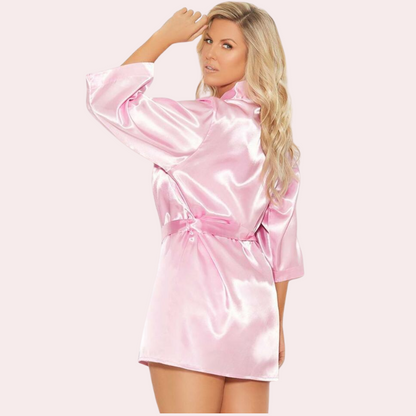 Women's Silk Robe for Intimate Nights & Daywear Glam