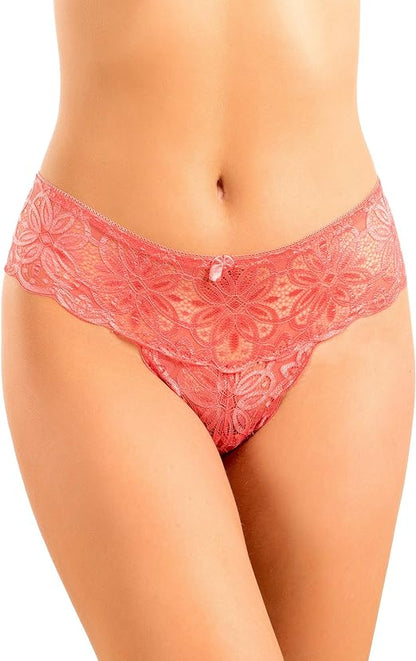 Women’s Intimates Lace Thong Set - 4 in a Pack