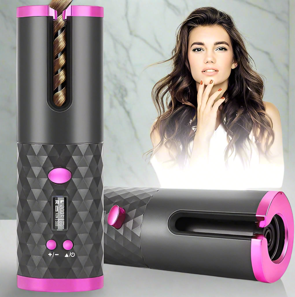 Hair Curler Adjustable Temperature usb Rechargeable