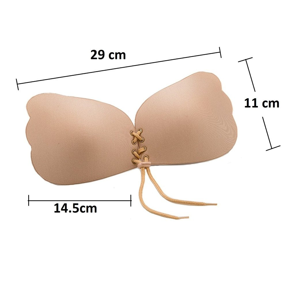 Stripless Silicone Padded Bra 1 pcs