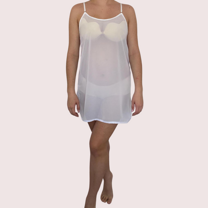 High Street Fully See-Through Mesh Babydoll Nightwear