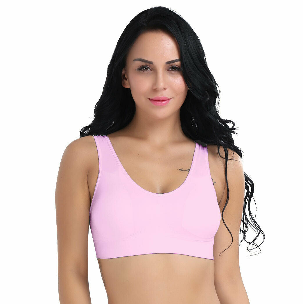 5 pack medium impact Comfort Sports Bras