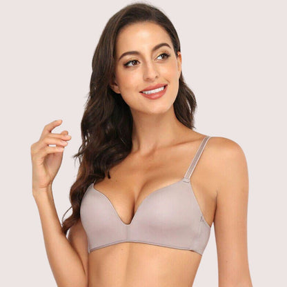 French Daina 2 Pack Luxury Seamless Padded Non-Wired Push-Up Bra