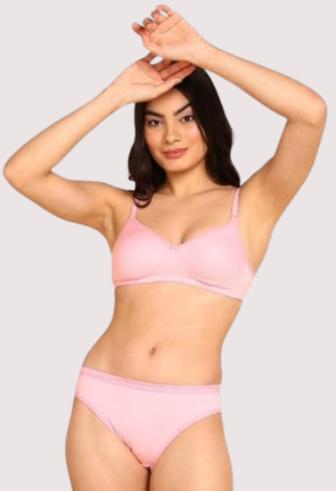 Cozy Cotton Intimates Bra Panty Set (2 pack)