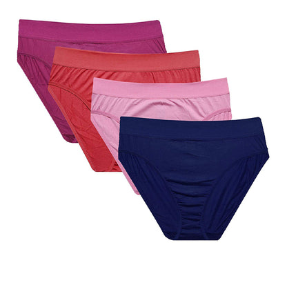 Fair Comfort Where It Counts Hi-Cut Panty, pack of 4