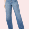 Women's Heritage Utility Loose Fit High Rise Jeans
