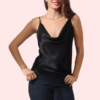 Luxury Cowl Neck Silk Camisole for Evening
