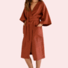 French Daina Sleeveless Organic Cotton Robe